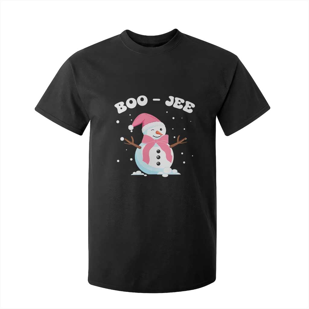 Bougie Snowman T Shirt For Kid Pink Christmas Xmas Gifts TS10 Black Print Your Wear