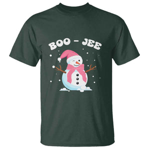 Bougie Snowman T Shirt Pink Christmas Xmas Gifts TS10 Dark Forest Green Print Your Wear