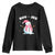 Bougie Snowman Youth Sweatshirt Pink Christmas Xmas Gifts TS10 Black Print Your Wear