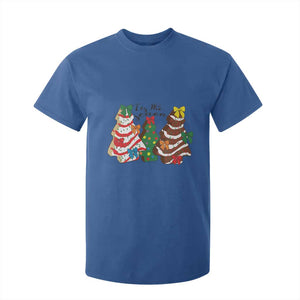 Christmas Cake Tree Bow T Shirt For Kid Tis The Season TS10 Royal Blue Print Your Wear