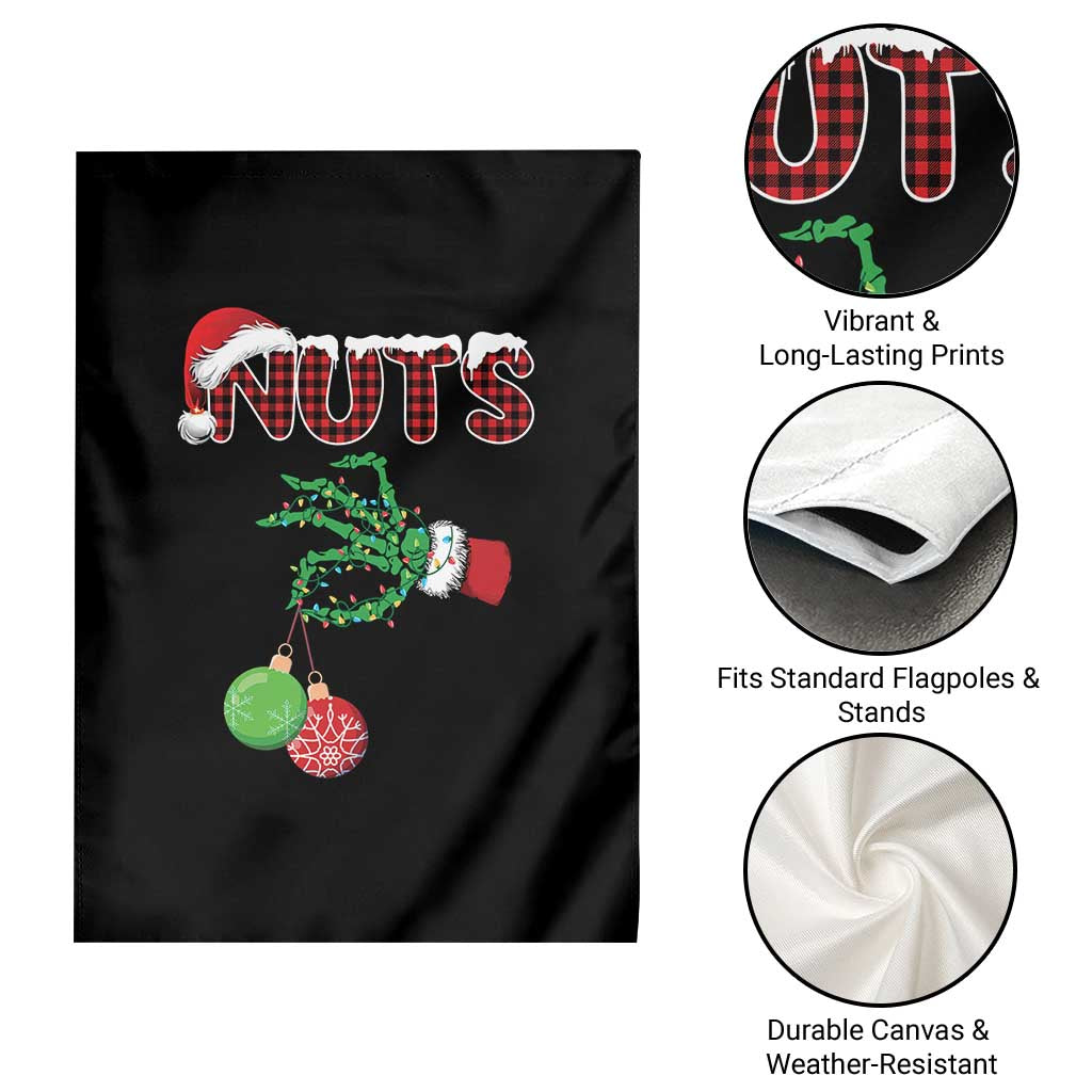 Funny Couples Christmas Garden Flag Chest And Nuts Matching Holiday Skeleton Hand TS10 Print Your Wear