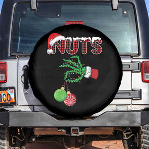 Funny Couples Christmas Spare Tire Cover Chest And Nuts Matching Holiday Skeleton Hand TS10 No hole Black Print Your Wear