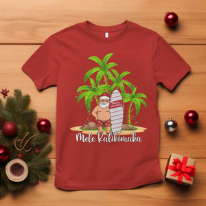 Mele Kalikimaka Hawaiian Christmas T Shirt Hawaii Santa Xmas Beach Family Vacation TS10 Red Print Your Wear