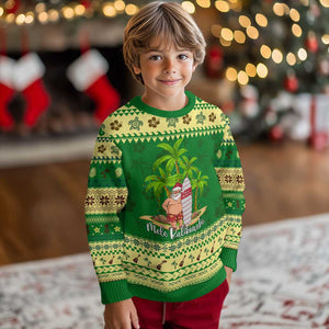 Mele Kalikimaka Hawaiian Ugly Christmas Sweater Hawaii Santa Xmas Beach Family Vacation TS10 Forest Print Your Wear