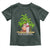 Mele Kalikimaka Hawaiian Christmas Toddler T Shirt Hawaii Santa Xmas Beach Family Vacation TS10 Dark Forest Green Print Your Wear