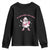 Pink Christmas Tree Cake Youth Sweatshirt Out Here Lookin Like A Snack Boujee Xmas TS10 Black Print Your Wear