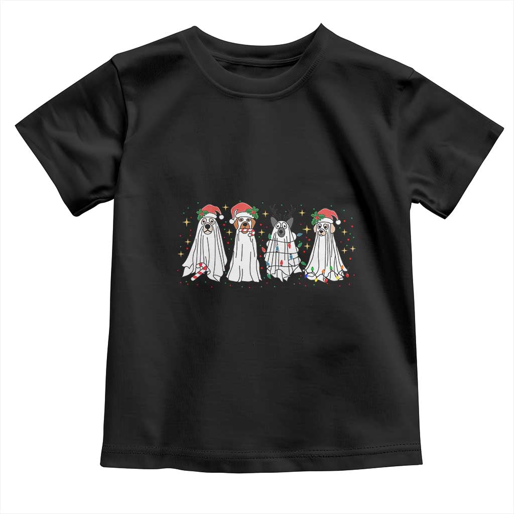 Christmas Ghost Dog Baby Shirt TS10 Black Print Your Wear