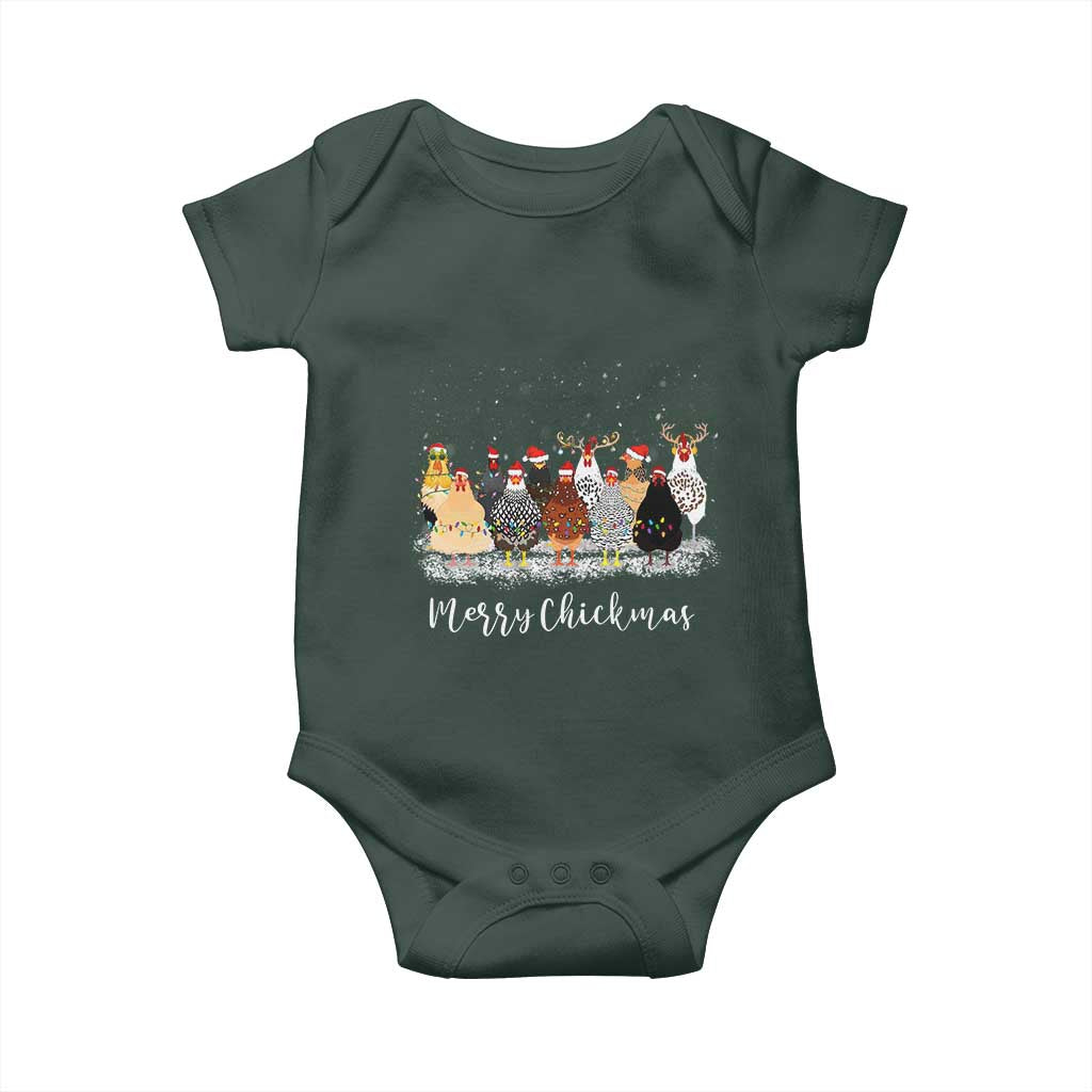 ute Christmas Chickens Baby Onesie Xmas Farm Animals TS10 Print Your Wear
