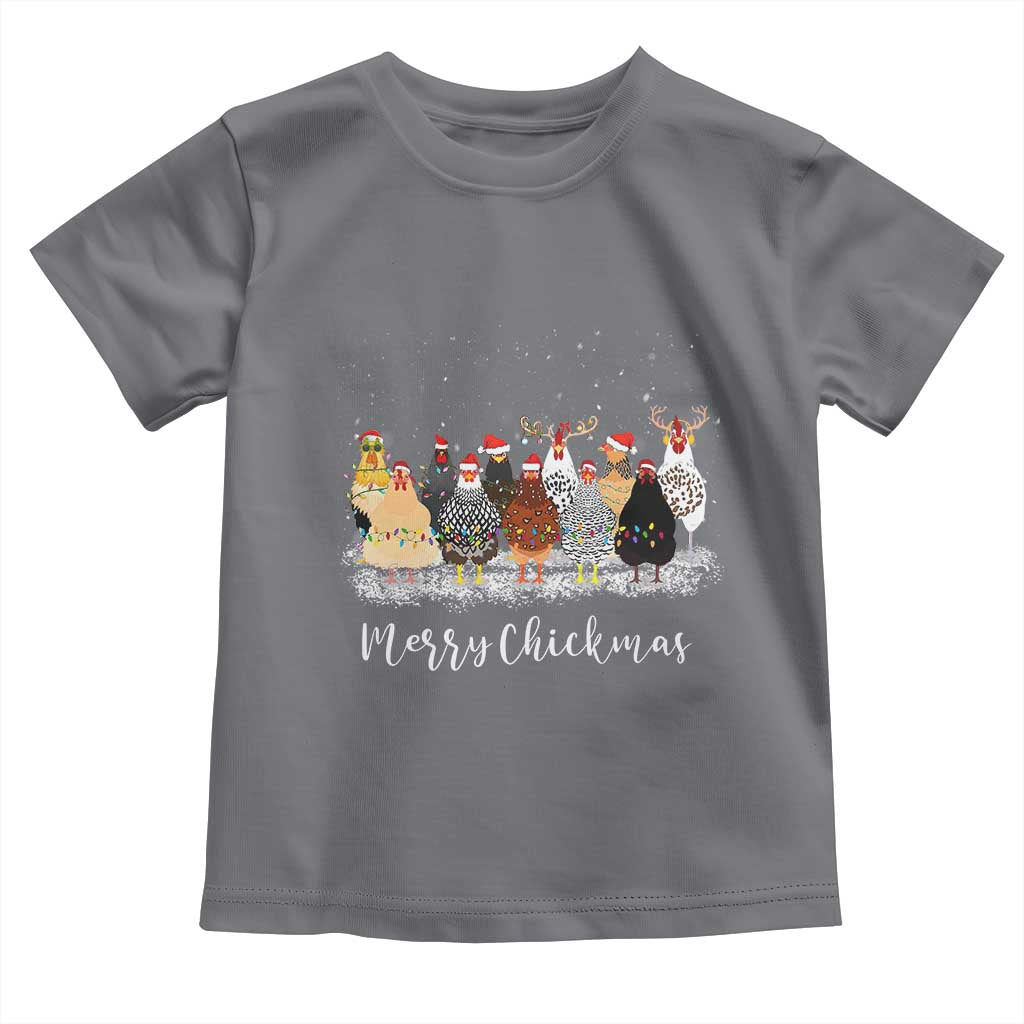 ute Christmas Chickens Baby Shirt Xmas Farm Animals TS10 Charcoal Print Your Wear