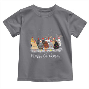 ute Christmas Chickens Baby Shirt Xmas Farm Animals TS10 Charcoal Print Your Wear