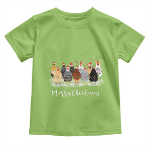 ute Christmas Chickens Baby Shirt Xmas Farm Animals TS10 Lime Print Your Wear
