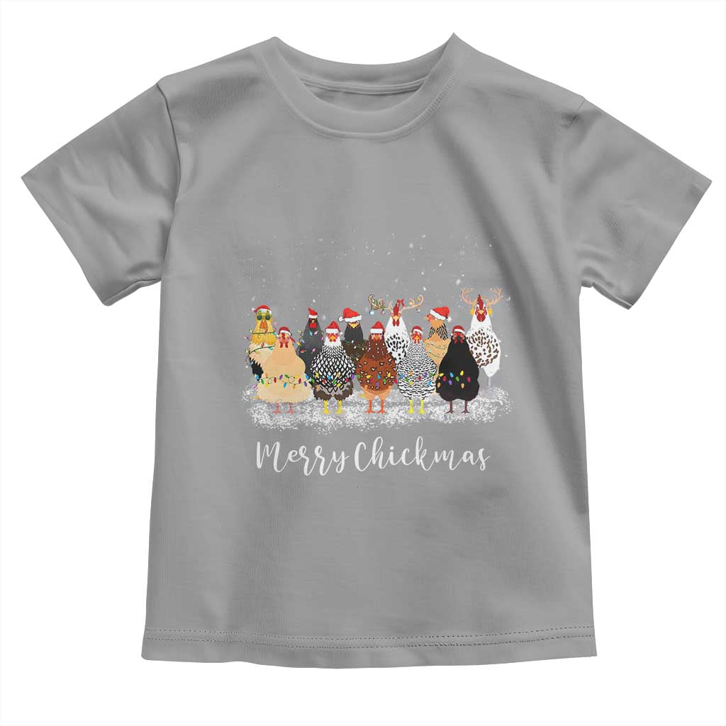 ute Christmas Chickens Baby Shirt Xmas Farm Animals TS10 Sport Gray Print Your Wear