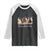 ute Christmas Chickens Raglan Shirt Xmas Farm Animals TS10 Black White Print Your Wear