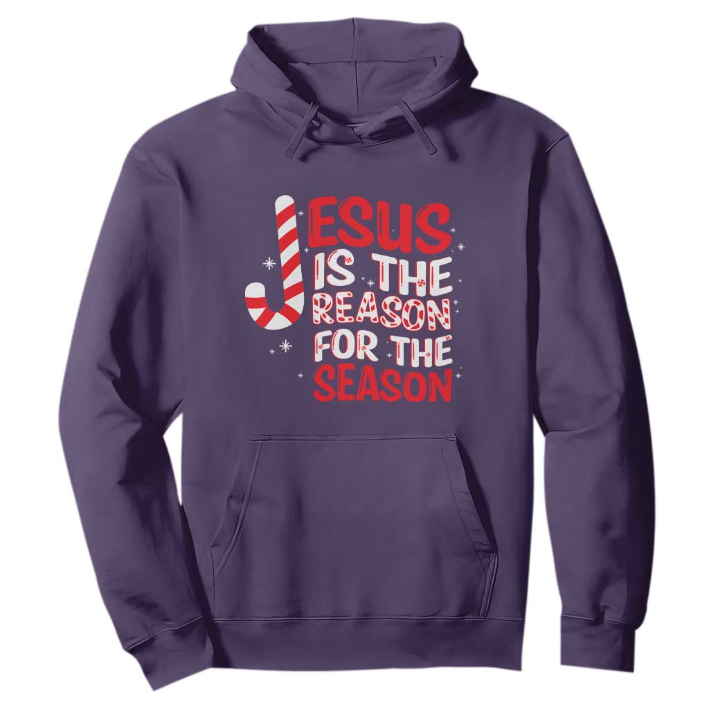 Christian Christmas Hoodie Jesus Is The Reason For The Season TS10 Purple Print Your Wear