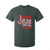 Christian Christmas T Shirt For Kid Jesus Is The Reason For The Season TS10 Dark Forest Green Print Your Wear
