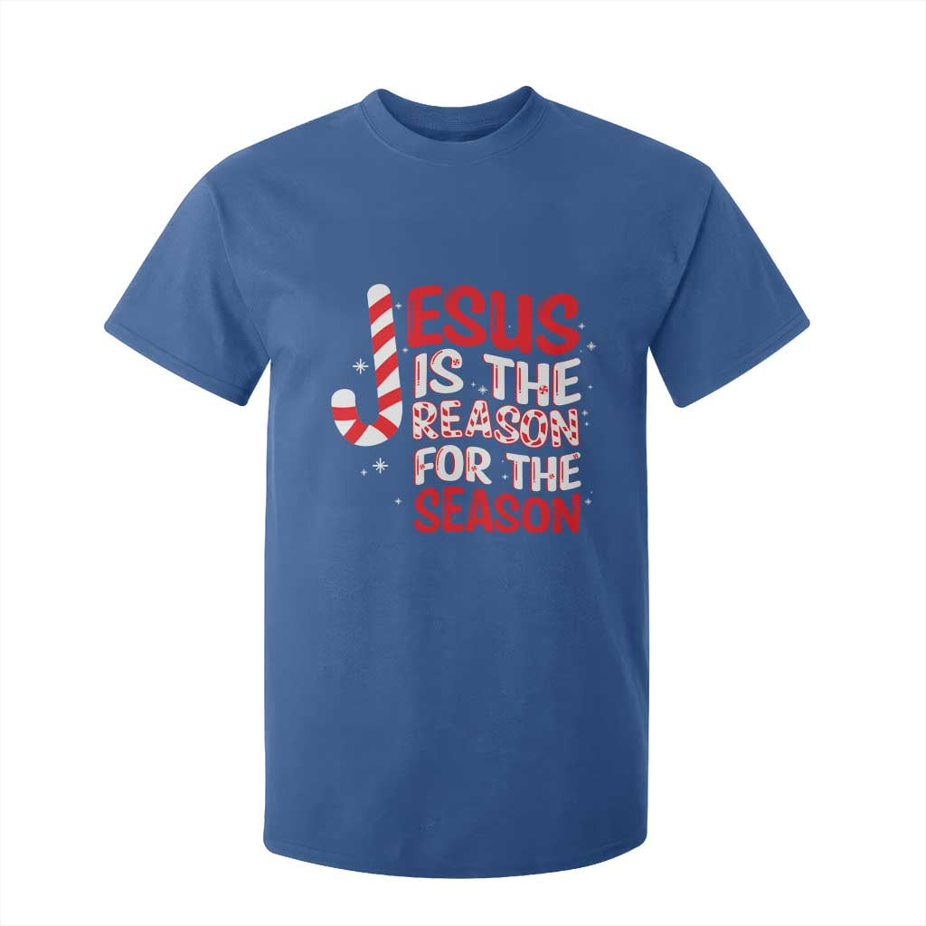 Christian Christmas T Shirt For Kid Jesus Is The Reason For The Season TS10 Royal Blue Print Your Wear