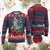 Dinosaur Christmas Knit Sweatshirt Tree Lights Xmas Boys Men - Print Your Wear