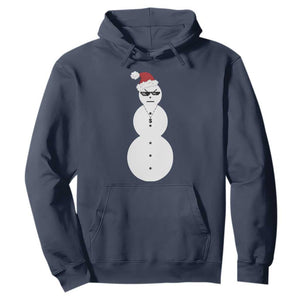 Funny Angry Snowman Hoodie Gangster Snowmen Rap Hip Hop TS10 Navy Print Your Wear