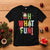 Funny Christmas Santa T Shirt Oh What Fun Christmas Tree And Wreath TS10 Black Print Your Wear