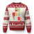Funny Xmas Santa Ugly Christmas Sweater Oh What Fun Christmas Tree And Wreath TS10 Red Print Your Wear