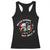 Christmas Skeleton Racerback Tank Top Dead Inside But Jolly AF Festive Sarcastic Snarky Skull TS10 Black Print Your Wear