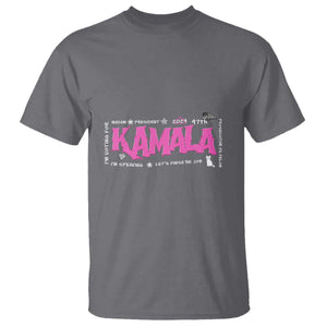 Kamala Harris 47th US President America 2024 Election T Shirt I'm Speaking TS10 Charcoal Print Your Wear