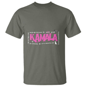 Kamala Harris 47th US President America 2024 Election T Shirt I'm Speaking TS10 Military Green Print Your Wear