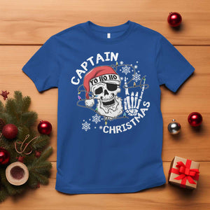 Pirate Christmas T Shirt Skull Skeleton Lights Pirates Caribbean Cruise TS10 Royal Blue Print Your Wear