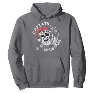 Pirate Christmas Hoodie Skull Skeleton Lights Pirates Caribbean Cruise TS10 Charcoal Print Your Wear