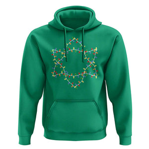Christmas Religious Happy Chrismukkah Hoodie Lights Star of David TS10 Irish Green Print Your Wear