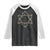 Christmas Religious Happy Chrismukkah Raglan Shirt Lights Star of David TS10 Black White Print Your Wear