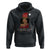 Black Santa African American Christmas Hoodie Sassy Afro Queen Black Woman TS10 Black Print Your Wear