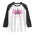 Pink Christmas Raglan Shirt Leopard Print Trees TS10 White Black Print Your Wear