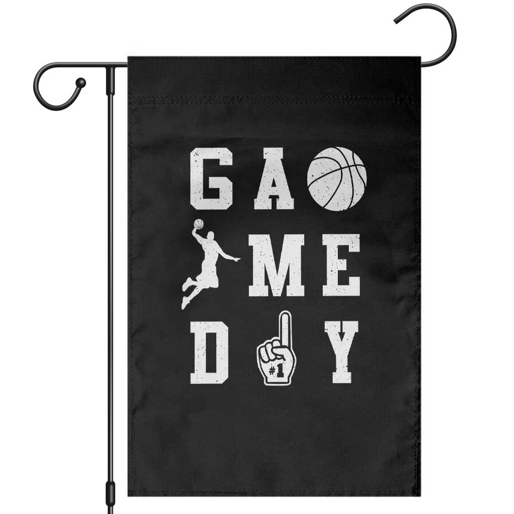 Game Day Basketball Garden Flag Basketball Mom Sports Fan TS10 Black Print Your Wear