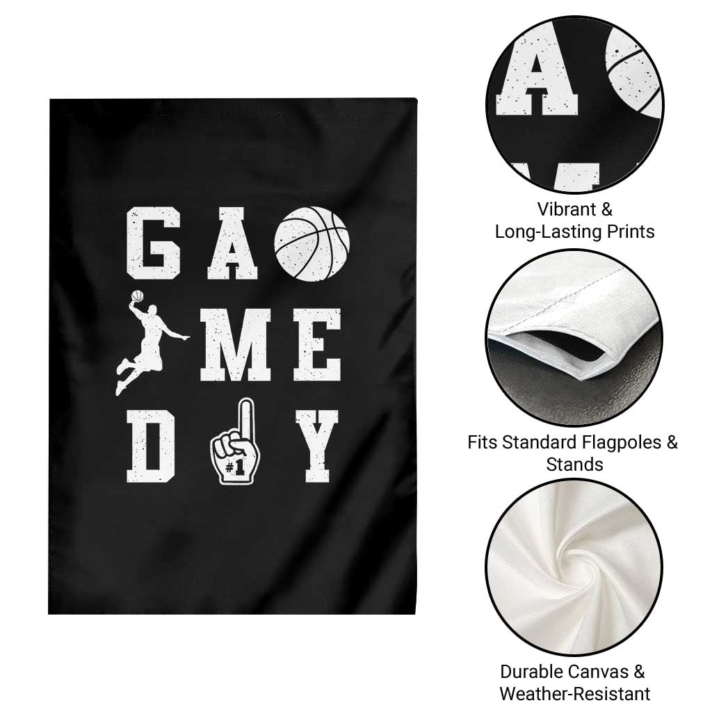 Game Day Basketball Garden Flag Basketball Mom Sports Fan TS10 Print Your Wear