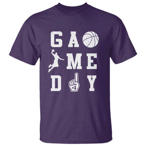 Game Day Basketball T Shirt Basketball Mom Sports Fan TS10 Purple Print Your Wear
