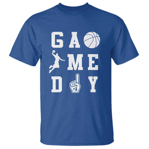 Game Day Basketball T Shirt Basketball Mom Sports Fan TS10 Royal Blue Print Your Wear