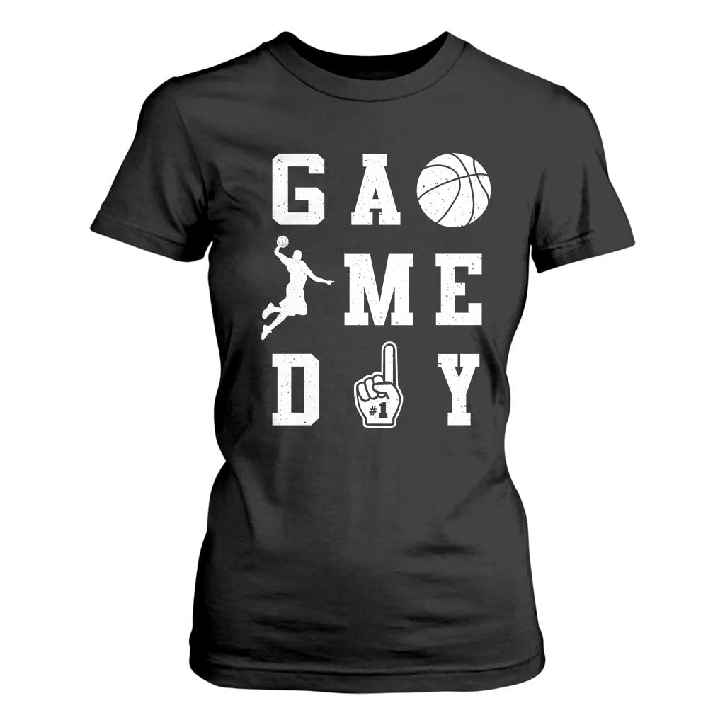 Game Day Basketball T Shirt For Women Basketball Mom Sports Fan TS10 Black Print Your Wear