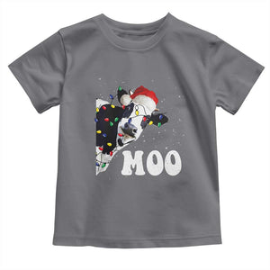Christmas Cow Baby Shirt Funny Cow Lover Xmas Gift Farm TS10 Charcoal Print Your Wear