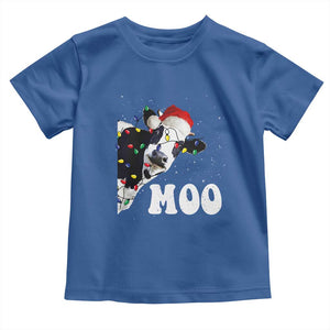 Christmas Cow Baby Shirt Funny Cow Lover Xmas Gift Farm TS10 Royal Blue Print Your Wear