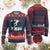 Christmas Cow Ugly Christmas Sweater Funny Cow Lover Xmas Gift Farm TS10 Burgundy Print Your Wear