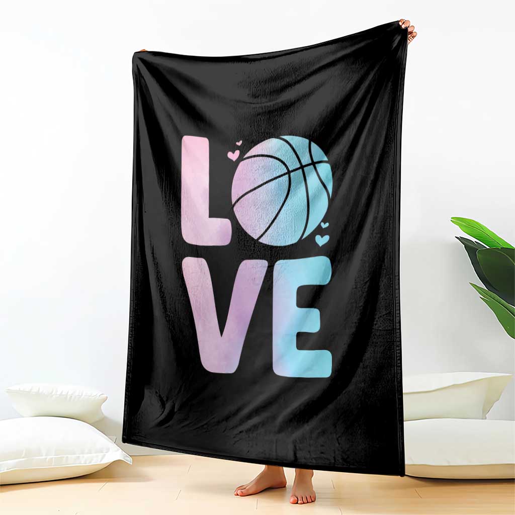 Basketball Lovers Throw Blanket Basketball Mom Sports Fan TS10 Print Your Wear