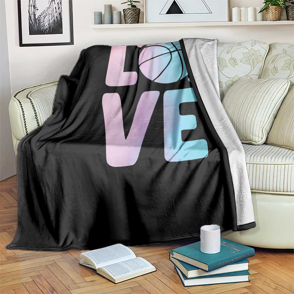 Basketball Lovers Throw Blanket Basketball Mom Sports Fan TS10 Print Your Wear