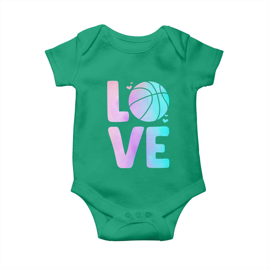 Basketball Lovers Baby Onesie Basketball Mom Sports Fan TS10 Irish Green Print Your Wear