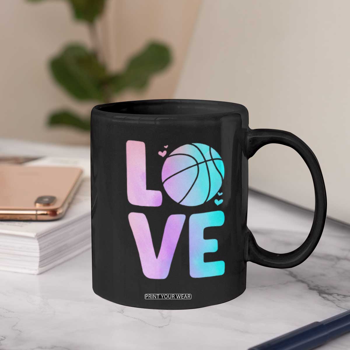 Basketball Lovers Coffee Mug Basketball Mom Sports Fan TS10 Print Your Wear