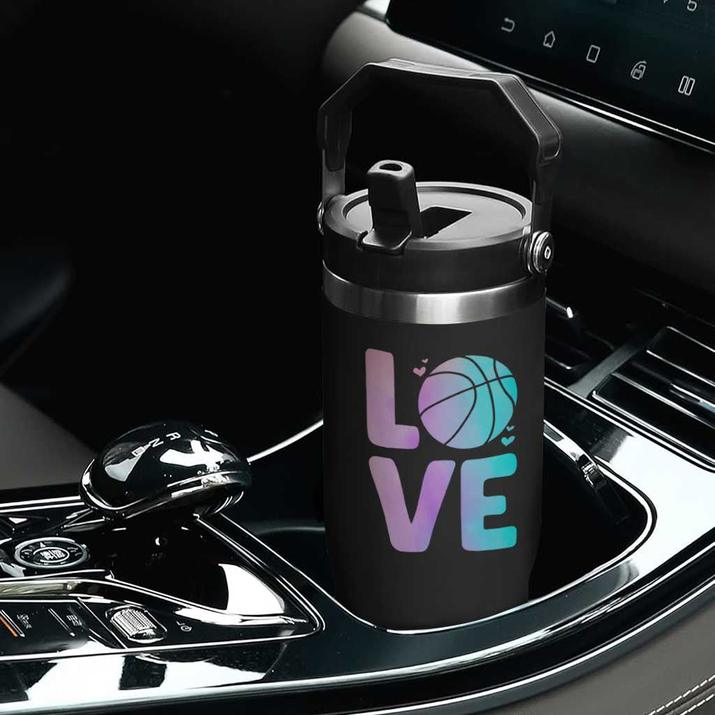 Basketball Lovers Flip Straw Tumbler Basketball Mom Sports Fan TS10 Print Your Wear
