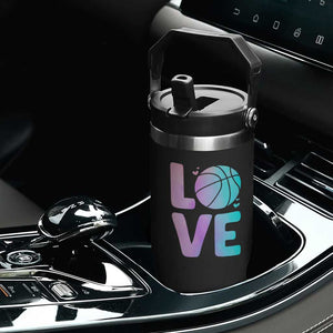 Basketball Lovers Flip Straw Tumbler Basketball Mom Sports Fan TS10 Print Your Wear