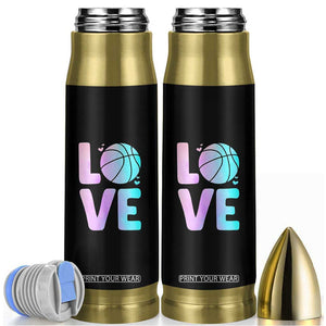 Basketball Lovers Bullet Tumbler Basketball Mom Sports Fan TS10 Black Print Your Wear