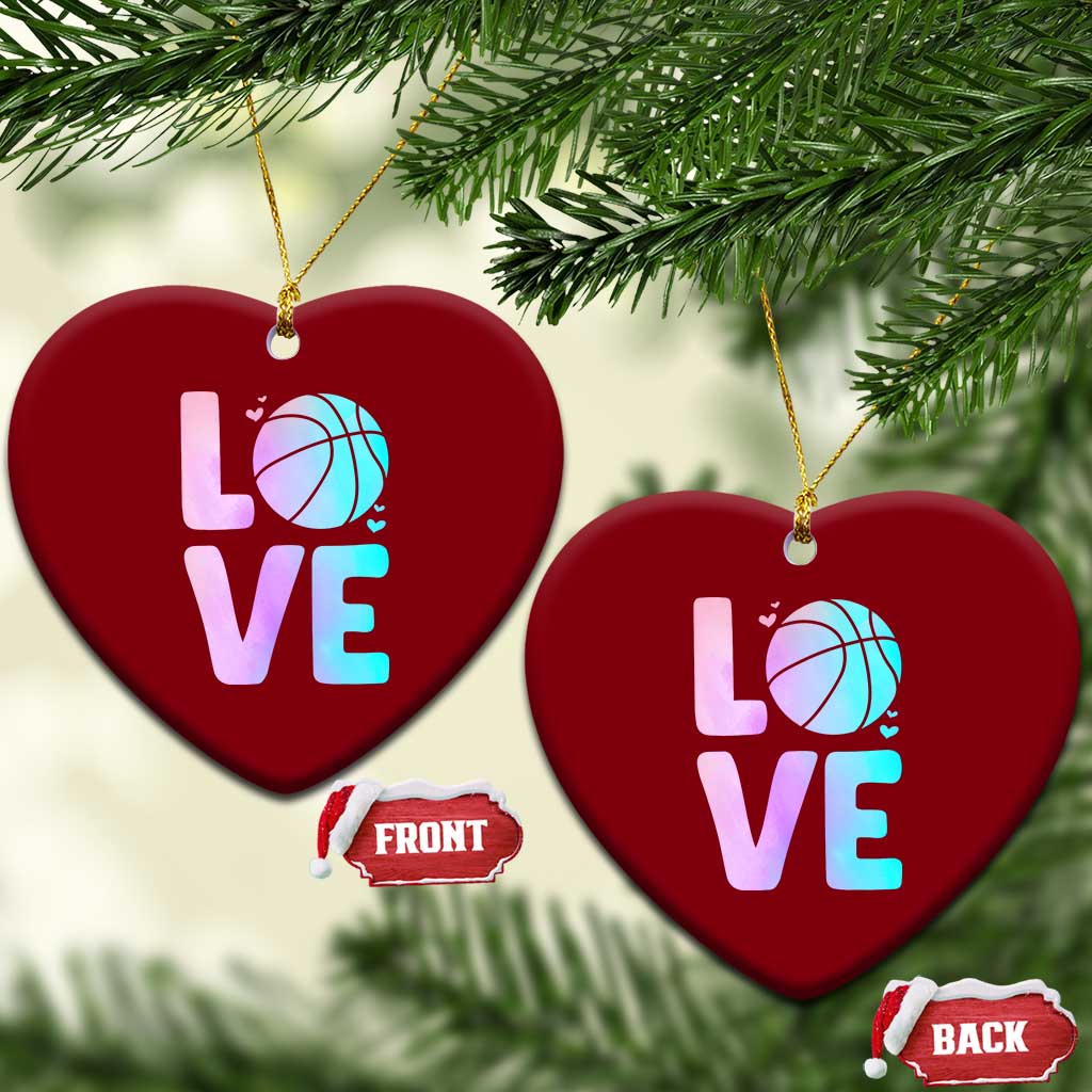 Basketball Lovers Ceramic Ornament Basketball Mom Sports Fan TS10 Print Your Wear