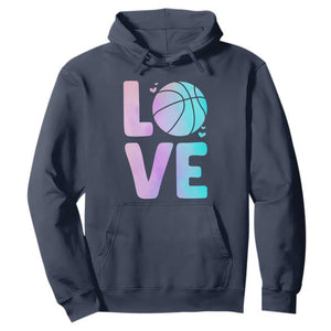 Basketball Lovers Hoodie Basketball Mom Sports Fan TS10 Navy Print Your Wear